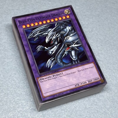 Yugioh Seto Kaiba 64 Card XYZ Cannon + Blue Eyes Ultimate Dragon Deck NM-image