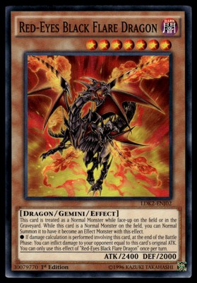 Legendary Decks II #LDK2-ENJ02 Red-Eyes Black Flare Dragon-image