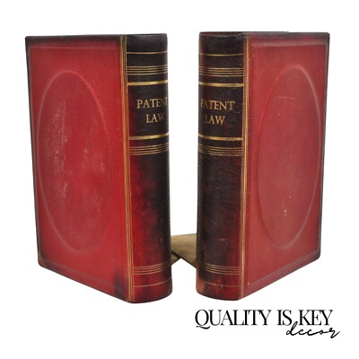 Vintage Italian Red Leather Bound 