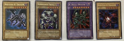 B Skull Dragon MRD-018, Summoned Skull MRD-003, Red Eyes B Dragon LOB-070+JMP-00-image