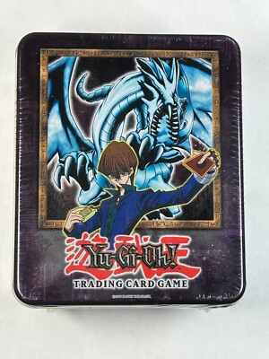 YUGIOH 2002 Blue-Eyes White Dragon BPT Booster Pack Collector's Tin - SEALED-image