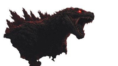 Hell Godzilla Vinyl Car Decal Sticker – Waterproof & UV-Resistant-image