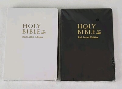 Holy Bibles-KJV Red Letter Edition Old and New Testament New Sealed-set of 2-image