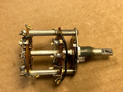 Fisher X-100 Input SOURCE SELECTOR SWITCH for tube amplifier-image