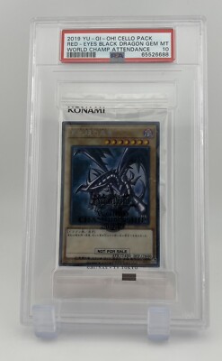 PSA 10 Red-Eyes Black Dragon 2019 World Championship Attendance Cello Pack-image