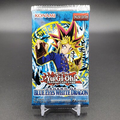 YuGiOh Legend of Blue Eyes White Dragon Unlimited Booster Pack | Factory Sealed-image