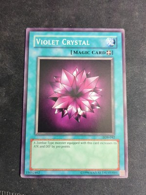 Yu-Gi-Oh! TCG Violet Crystal Legend of Blue Eyes White Dragon LOB-042 Unlimited-image