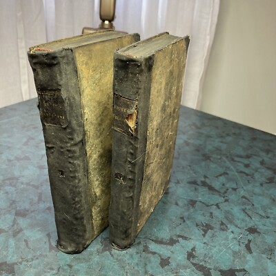 1802 2vols The Works of Natural History Gilbert White Illus Hand-Colour Plates-image