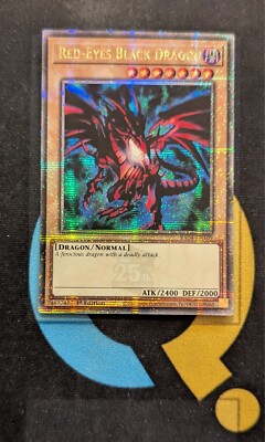 RA04-EN109 Red-Eyes Black Dragon Alt Art 1 Quarter Century Secret Rare YuGiOh-image