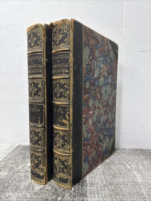 1864 Cyclopaedia of Commercial & Business Anecdotes Antique Books Vol I & II-image