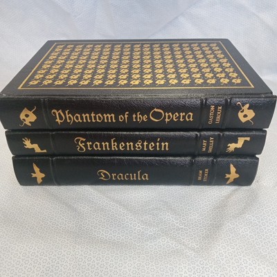 Easton Press Horror Leather Set Dracula Frankenstein Phantom Opera - FREE SHIP-image
