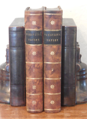 1750 Publii Virgilii Maronis Bucolica Georgica Et Aeneis 2-Volume Set Sandby-image