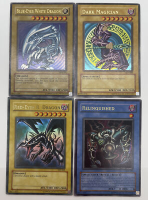 Yugioh Starter Deck Lot - Blue Eyes - Dark Magician - Red Eyes - Relinquished-image