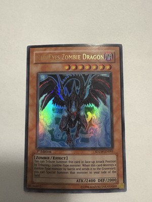 Red-Eyes Zombie Dragon SDZW-EN001 Zombie World 1st Edition-image