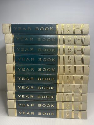 The World Book Year Book 10 Volume-set 1970-79-image