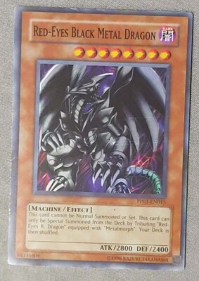 Red-Eyes Black Metal Dragon PP01-EN015 SECRET Rare Premium Pack Yugioh MP-image