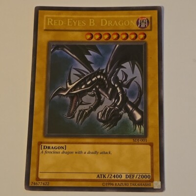 Yu-Gi-Oh! TCG Red-Eyes B. Dragon Joey SDJ-001 Unlimited Ultra Rare-image