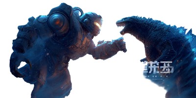 Mechanical Titan Vs. Godzilla Vinyl Car Decal Sticker – Waterproof &-image