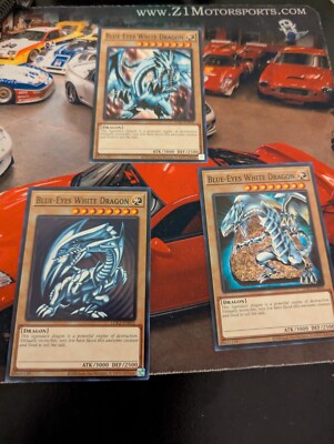 Yu-Gi-Oh! Blue-Eyes White Dragon (Version 1,2,4) LDK2-ENK01 Legendary Decks II..-image