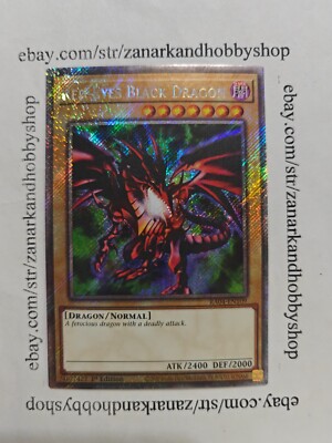 Yugioh Red-Eyes Black Dragon (4th Artwork) - RA04-EN109 Platinum Secret Rare-image
