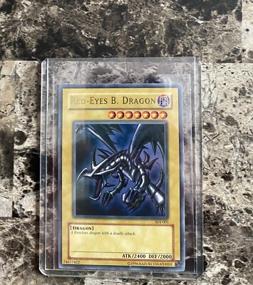 Yugioh Red Eyes Black Dragon sdj-001-image