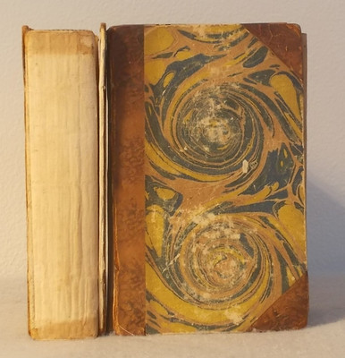 1827 MALVINA, ELISABETH, PRISE DE JERICHO by Cottin ANTIQUE LEATHER 2 Vol Set-image