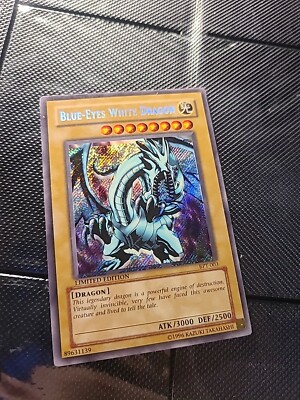 Blue-Eyes White Dragon BPT-003 Secret Rare Holofoil Shift Error -image