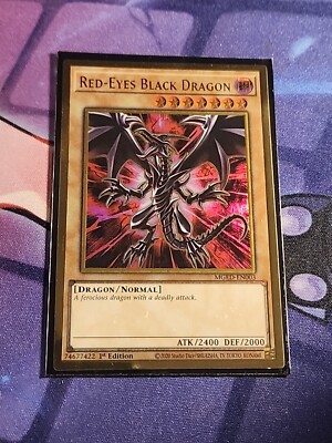 Yu-Gi-Oh! TCG Red-Eyes Black Dragon Maximum Gold: El Dorado MGED-EN003 1st...-image