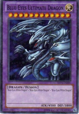 Yugioh! LP Blue-Eyes Ultimate Dragon - BATT-EN001 - Starfoil Rare - Unlimited Ed-image