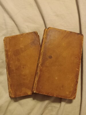 The Poetical Works Of George Keate 1781 2 vol set antique -image