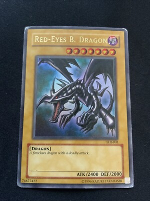 Yugioh! MP Red-Eyes B. Dragon - SDJ-001 - Ultra Rare - Unlimited Edition Moderat-image