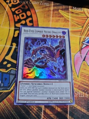 Red-Eyes Zombie Necro Dragon SR07-EN041 Zombie Horde 1st Edition-image