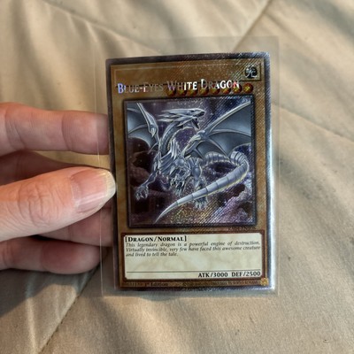 Blue Eyes White Dragon (misprint Letters) Rare-image