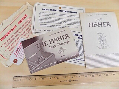 The Fisher Series 61 Vacuum Tube Receiver HiFi Console 1957/58-image