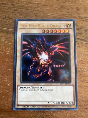 Yugioh - Red-Eyes Black Dragon Limited Edition LC01-EN006 - Ultra Rare - NM-image