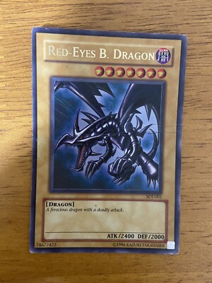 Red-Eyes B. Dragon - SDJ-001 - Ultra Rare - Unlimited Edition Played-image