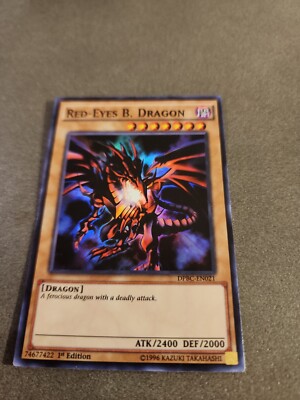 YUGIOH Red-Eyes B. Dragon - DPBC-EN021 - Super Rare - 1st Edition - y13-image