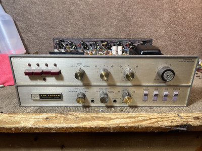 Fisher TX 300 Transistor Control Amplifier Integrated Amp Works But Needs TLC-image