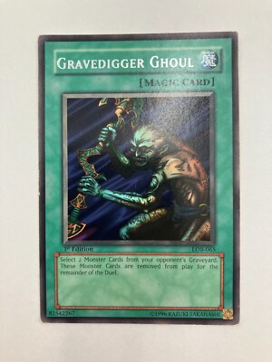 Yu-Gi-Oh! TCG Gravedigger Ghoul Legend of Blue Eyes White Dragon LOB-065 1st -LP-image