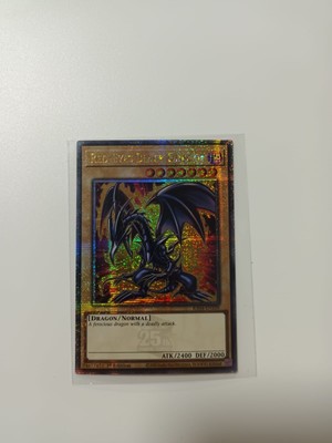 Red Eyes Black Dragon (7th Art) Quarter Century Secret Rare RA04-EN109 NM -image