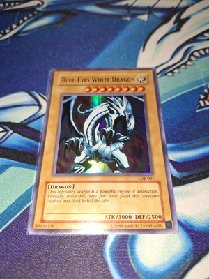 Blue-Eyes White Dragon LOB-EN001 Legend of Blue Eyes White Dragon (Worldwide...-image