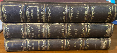 1848 Ladies’ Repository 3 volume set-image