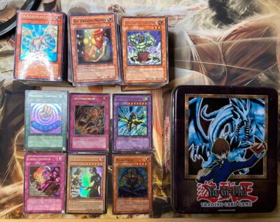 Yu-Gi-Oh! Vintage 1996 Kaiba - Blue Eyes White Dragon Collectors Tin + Cards-image