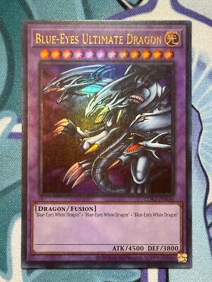 YuGiOh! TCG - *HOLO BLEED* - Blue-Eyes Ultimate Dragon - Ultra - LDK2-ENK40 - MP-image