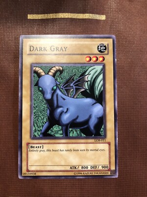 Yu-Gi-Oh! TCG Dark Gray Legend of Blue Eyes White Dragon LOB-011 Unlimited-image