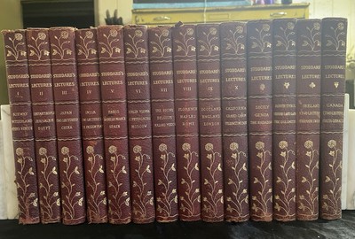 Vintage 14 Volume Set - Lectures of John Stoddard - Complete 10V Plus Supplement-image