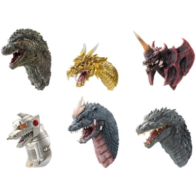 Godzilla -1.0 Monster Head Magnet 6 set Complete Ichiban Kuji Prize H Japan-image