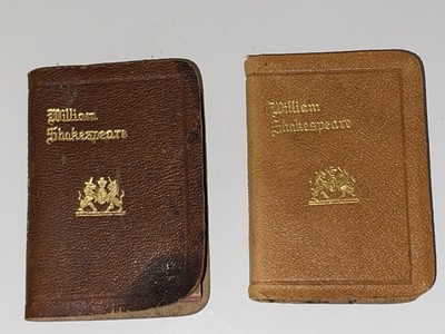 Antique 1920’s William Shakespeare Mini Book King Henry VI Part I  Set Of 2-image