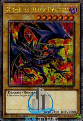 Yugioh Red-Eyes Black Dragon RA04-EN109 Quarter Century Secret Rare-image