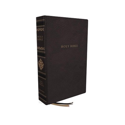 KJV, Personal Size Reference Bible, Sovereign Collection, Genuine Leather, Black-image